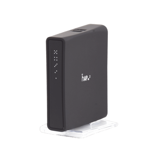 (hAP ac2) 5 Puertos Gigabit Ethernet, 1 puerto USB, Doble Banda 802.11 b/g/n/ac Wave 2, antena de 2.5 dBi hasta 500 mW de Potencia