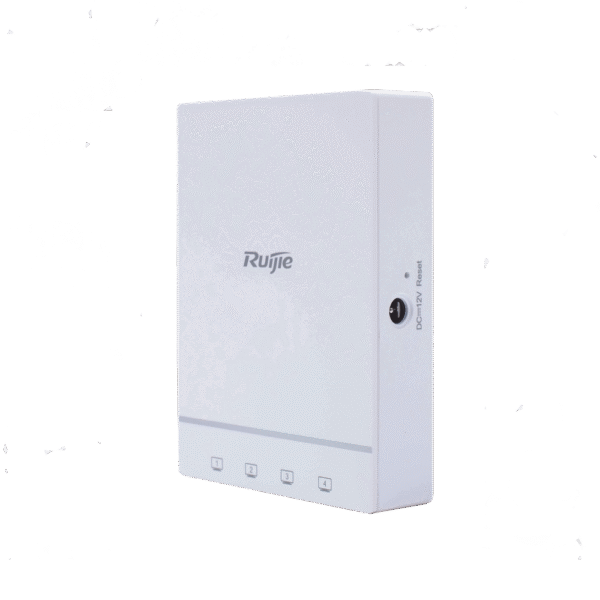 RG-AP180, Punto de Acceso Inalámbrico para Interior de Pared, Doble Banda Wi-Fi 6 de 1.775 Gbps, MU-MIMO 2X2, 4 Puertos Gigabit Adicionales