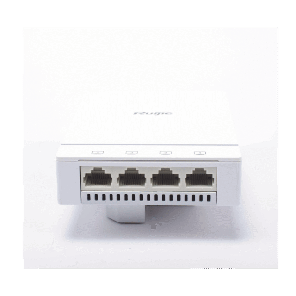 RG-AP180, Punto de Acceso Inalámbrico para Interior de Pared, Doble Banda Wi-Fi 6 de 1.775 Gbps, MU-MIMO 2X2, 4 Puertos Gigabit Adicionales