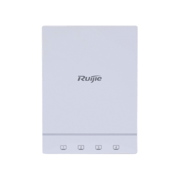 RG-AP180, Punto de Acceso Inalámbrico para Interior de Pared, Doble Banda Wi-Fi 6 de 1.775 Gbps, MU-MIMO 2X2, 4 Puertos Gigabit Adicionales