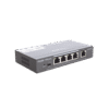 Switch PoE Inteligente Administrable en la Nube de 5 Puertos Gigabit, 4 PoE+, 54W.