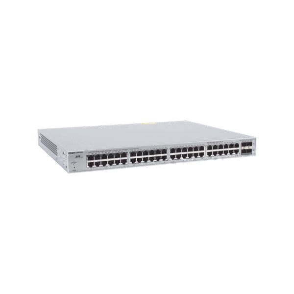 Switch Administrable de 48 Puertos Gigabit PoE 802.3af/at + 4 SFP+ para Fibra 10Gb, Gestión Gratuita desde la Nube