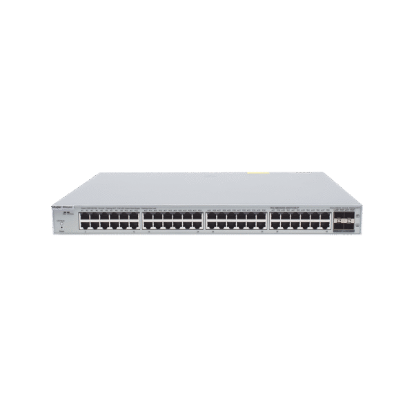 Switch Administrable de 48 Puertos Gigabit PoE 802.3af/at + 4 SFP+ para Fibra 10Gb, Gestión Gratuita desde la Nube