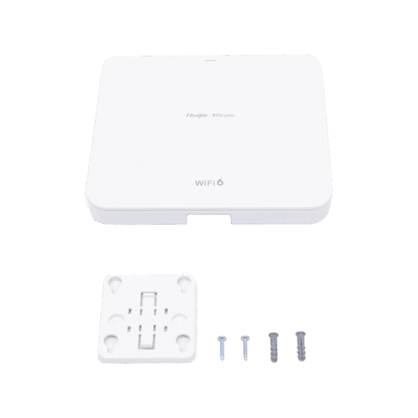 Punto de acceso Wi-Fi 6 de techo para interior 360°, doble banda MU-MIMO 4×4, 3202 Mbps, hasta 512 usuarios