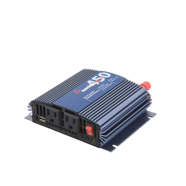 SAM45012-AD-4-l Inversor de Corriente (CD-CA). Potencia Nominal 450 W, Ent:12Vcd, Sal: 115Vca 60 Hz