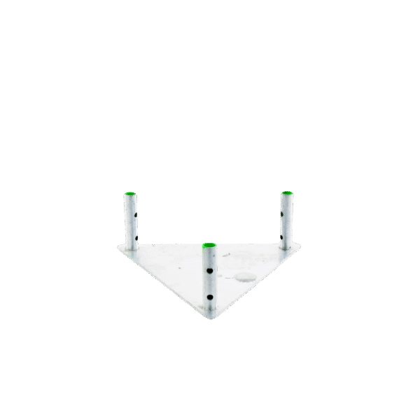 Base para torre sección STZ35G galvanizada por inmersión en caliente