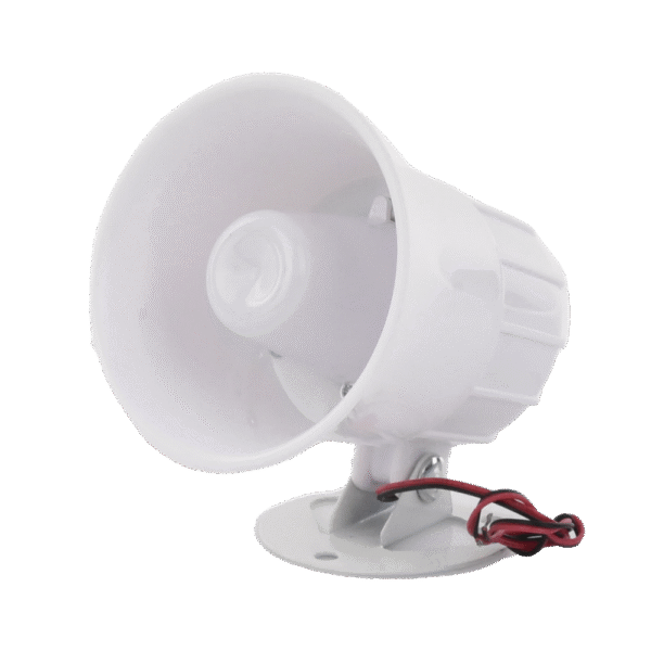 Sirena de 110dB / 15 W / Pequeña y Potente / Cableada