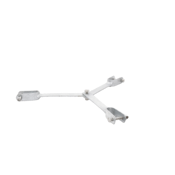 Brida para sujeción de retenida compatible con tramos STZ30G, Galvanizado por Inmersión en Caliente.