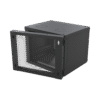 Gabinete Abatible de Pared (Con Marco Trasero) con Rack 19" de 12 Unidades. Ventana de Cristal Templado.