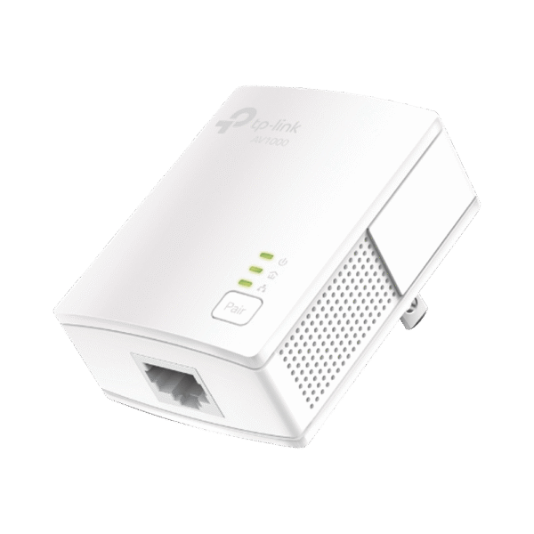Kit Adaptador Powerline Gigabit Ethernet, tecnologia HomePlug AV2, 1000Mbps, Plug and Play, hasta 300 M dentro de casa, 1 Puerto 10/100/1000 Mbps y tamaño ultra compacto