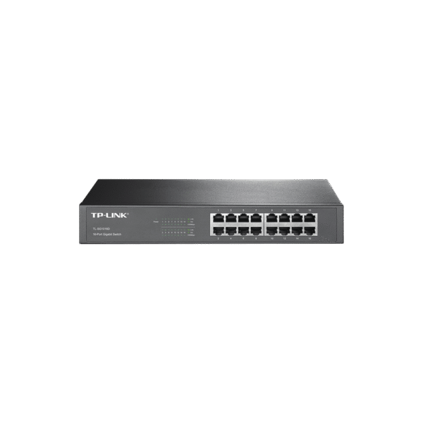 Switch Gigabit no administrable de 16 puertos 10/100/1000 Mbps para escritorio/rack