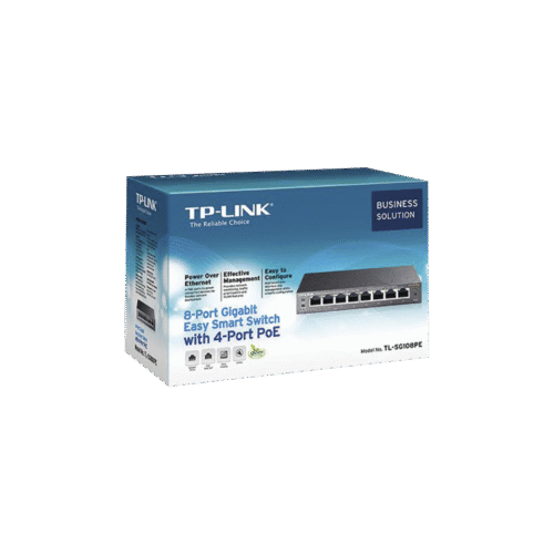 Easy Smart Switch PoE JetStream , 8 puertos 10/100/1000 Mbps 55 W