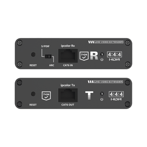 Kit Extensor HDMI hasta 700 metros con Conexión en Cascada / 4K @ 60 Hz/ Cat 6, 6a y 7 / IPCOLOR / CERO