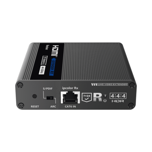 TT676RX-l Receptor Compatible para Kits TT- 676 / 4K@60Hz con IR / Distancia de 70 Metros / Conexión en Cascada de hasta 10 Receptores con TT676.