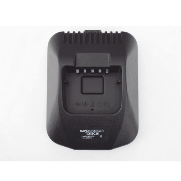 TXKSC25-AD-2-l Cargador de escritorio Kenwood serie NX220, NX420, NX3000, fuente de alimentación incluida.