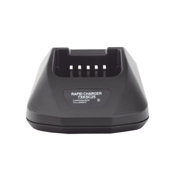 TXKSC25-l Cargador de escritorio Kenwood serie NX220, NX420, NX3000, fuente de alimentación incluida.