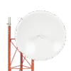Antena Direccional en Frecuencia Extendida / 4.8 - 6.5 GHz / 28 dBi / Conector con jumper N-Macho incluido/ Polaridad en 90º y 45º / Montaje incluido para torre o mástil