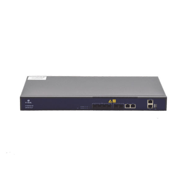 OLT de 4 puertos GPON con 4 puertos Uplink (2 puertos Gigabit Ethernet + 2 puertos Gigabit Ethernet SFP) , hasta 512 ONUS,