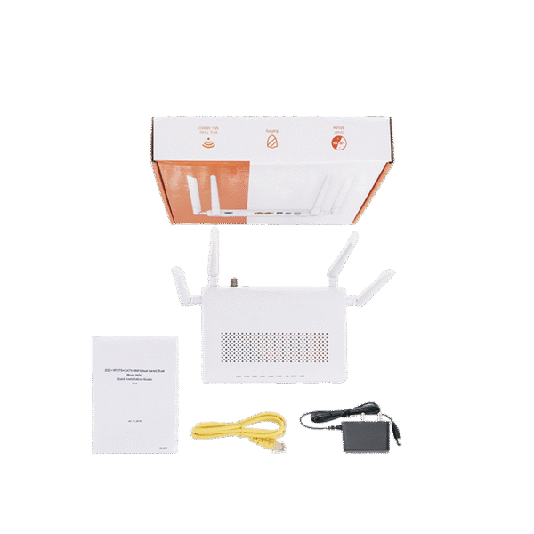 ONU Dual G/EPON con Wi-Fi AC + 1 Puerto CATV + 2 puertos Gigabit + 1 Puerto SC/APC, Hasta 1200 Mbps