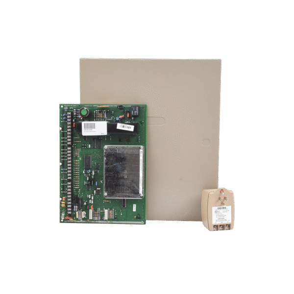 Panel de Alarma Híbrido Cableado convencional, Inalambrico y Vplex para 86 zonas