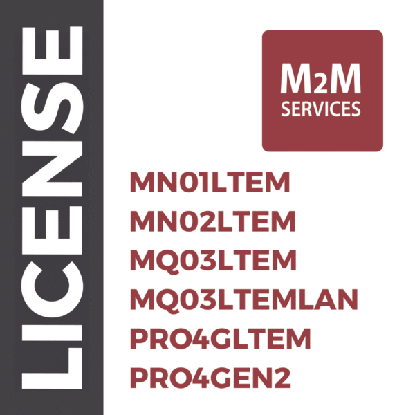 Servicio de datos 4GLTE/5G por un Año para MN02LTEM / PRO4GLTEM / PRO4GEN2 / MQ03LTEM con eventos ilimitados.