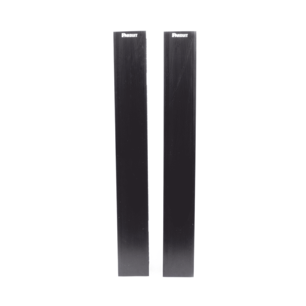 Organizador Vertical Doble NetRunner, para Rack Abierto de 45 Unidades, 4.9in de Ancho, Color Negro