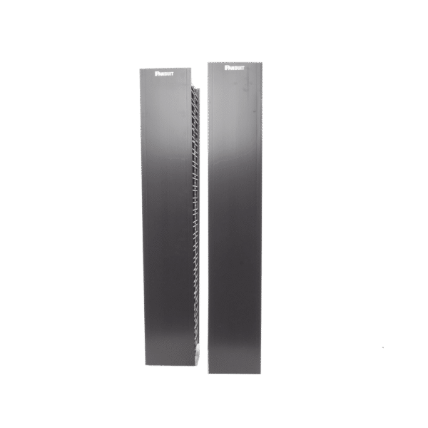 Organizador Vertical Doble NetRunner, para Rack Abierto de 45 Unidades, 6.7in de Ancho, Color Negro