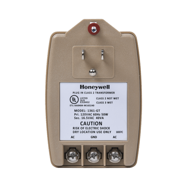 Transformador de 16.5Vca 40VA / Compatible con Paneles de Alarma