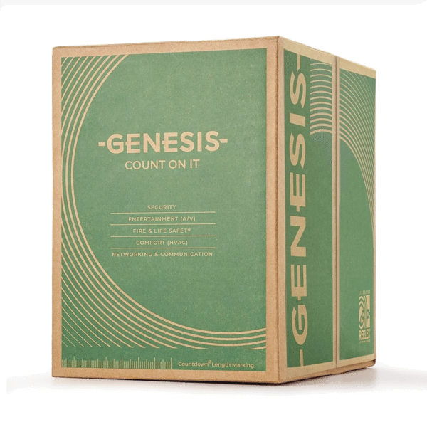 Carrete de Cable 2 x 18 AWG FPLR para Incendio y Voceo / 305 mts / Resistente a la Luz Solar / Sin Blindaje