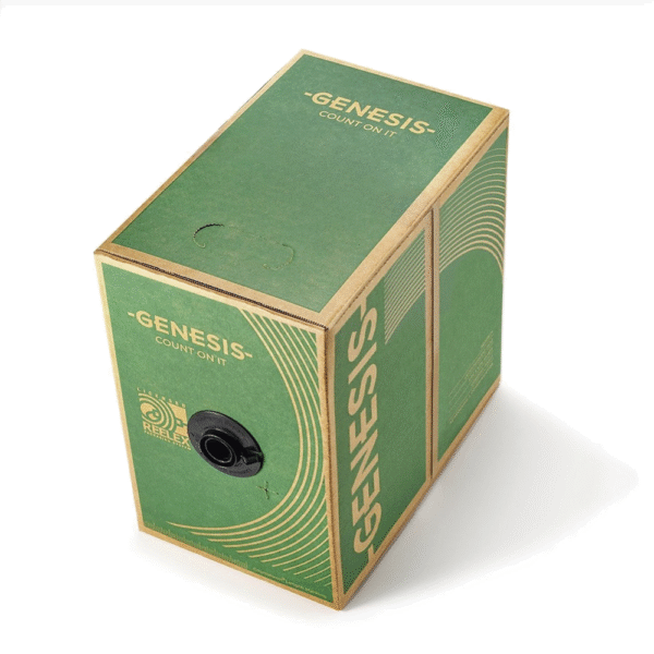 Carrete de Cable 2 x 18 AWG FPLR para Incendio y Voceo / 305 mts / Resistente a la Luz Solar / Sin Blindaje