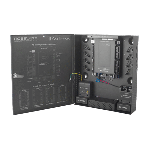 Controlador de acceso para 4 lectoras / Expandible a 56 Lectoras / Compatible con Sistema de Elevadores / 100,000 Usuarios