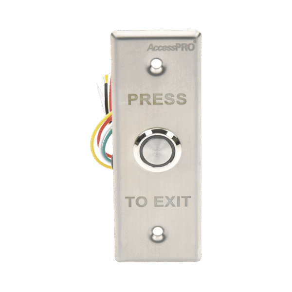 Botón de salida con aro iluminado/ IP65