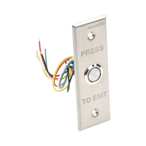 Botón de salida con aro iluminado/ IP65