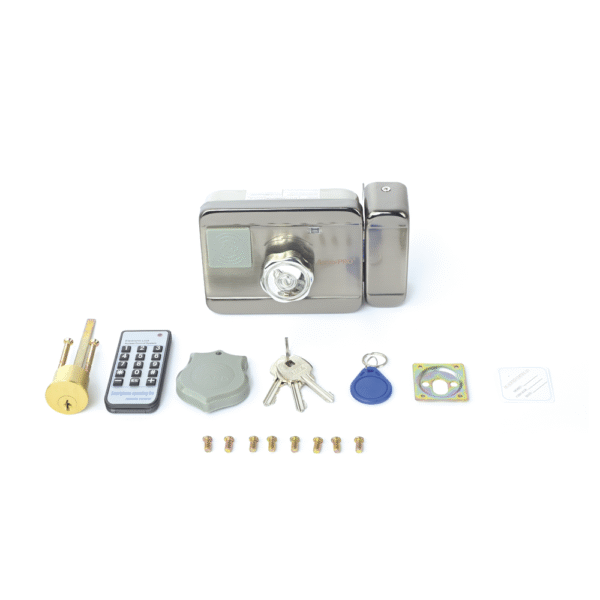 Cerradura Eléctrica Motorizada / Con Lector de Tarjetas de Proximidad (EM 125Khz)