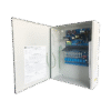 Fuente de poder ALTRONIX de 12/24 Vcd @ 6 Amper, con capacidad de batería de respaldo, requiere batería, 8 salidas, con voltaje de entrada de 115 Vca