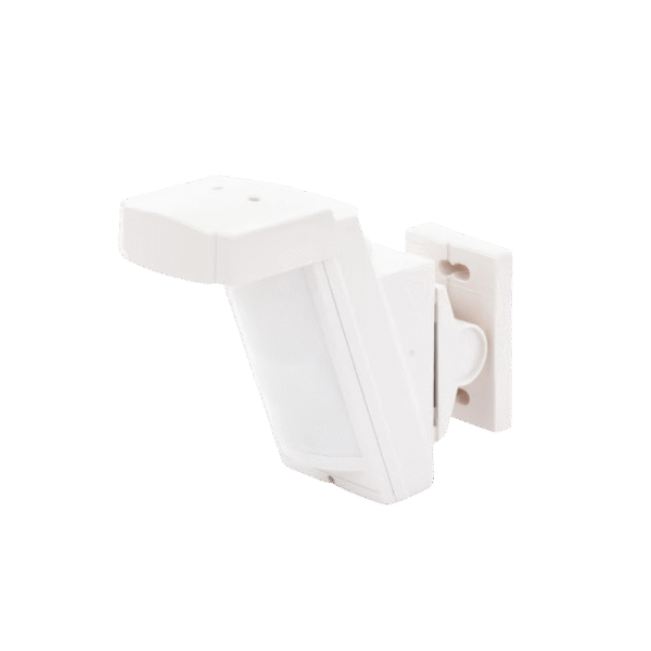 Detector de Movimiento / 100% Exterior / Cableado / Hasta 12 metros a 85° de cobertura/ Instalación a 3 metros / Compatible con cualquier panel de alarma