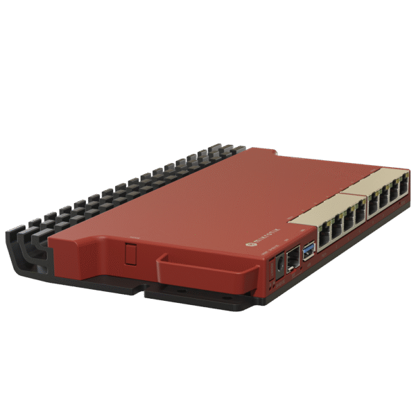 Router Board, 8 Puertos Gigabit + 1 puerto PoE-Out Pasivo, 1 Puerto SFP, Licencia Nivel 5 y montaje en Rack