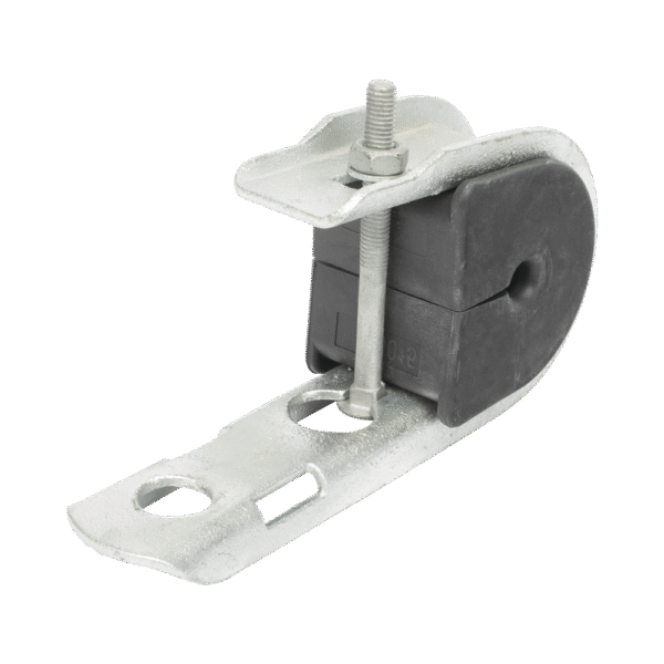 Herraje de Suspensión tipo J para fibra ADSS Φ 10-15 mm