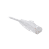 Cable de Parcheo Slim UTP Cat6 - 1.5 m Blanco Diámetro Reducido (28 AWG)