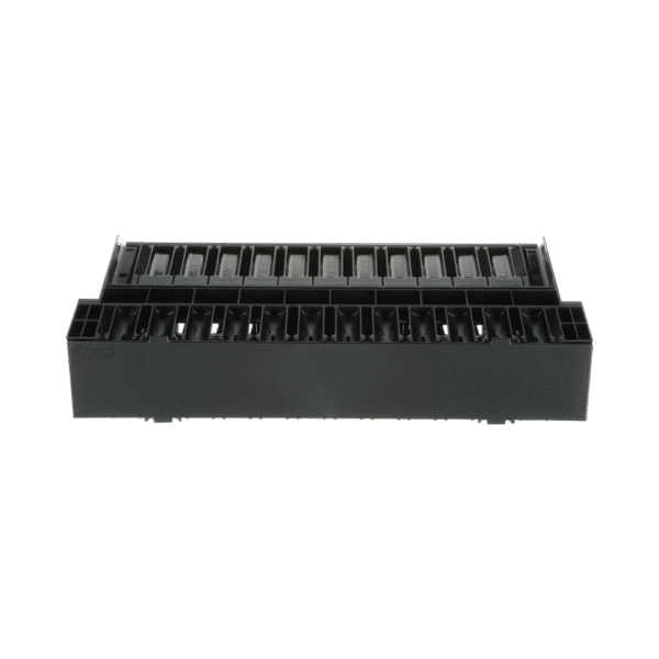 Organizador de Cables Horizontal NetManager, Doble (Frontal y Posterior), Para Rack de 19in, 2UR