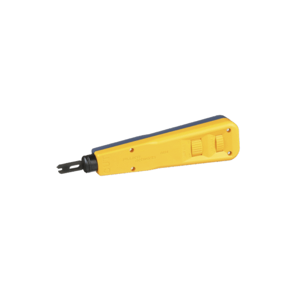 Herramienta de Impacto, con Cuchilla para Terminación de Conectores 110 IDC, Color Amarillo - Fluke Networks