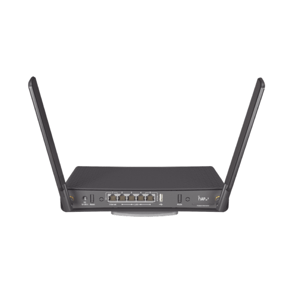(hAP ac 3) Router inalámbrico de doble banda con 5 puertos Gigabit Ethernet y antenas externas de alta ganancia