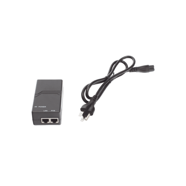 Inyector PoE estándar 802.3af Gigabit, 15W
