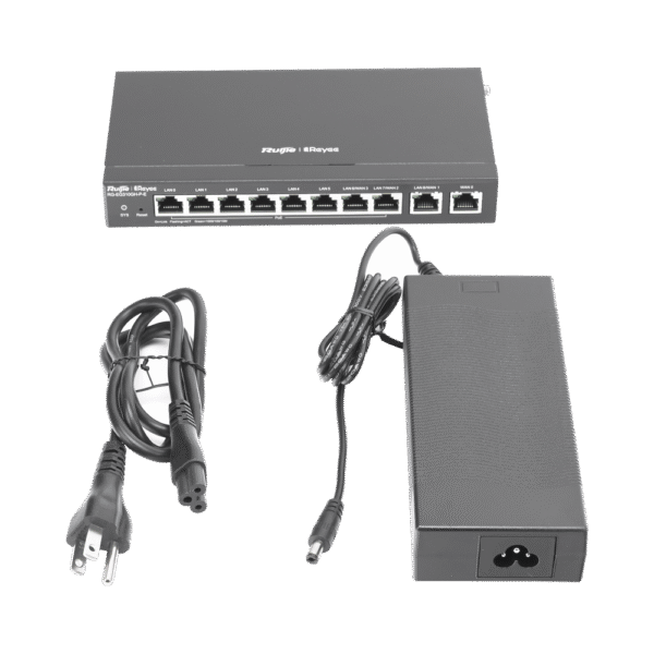 RG-EG310GH-P-E, Router de Oficina PoE, Administrable en la Nube de Alto Rendimiento de 10 Puertos Gigabit