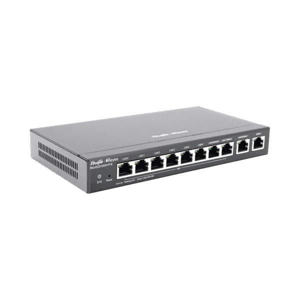 RG-EG310GH-P-E, Router de Oficina PoE, Administrable en la Nube de Alto Rendimiento de 10 Puertos Gigabit