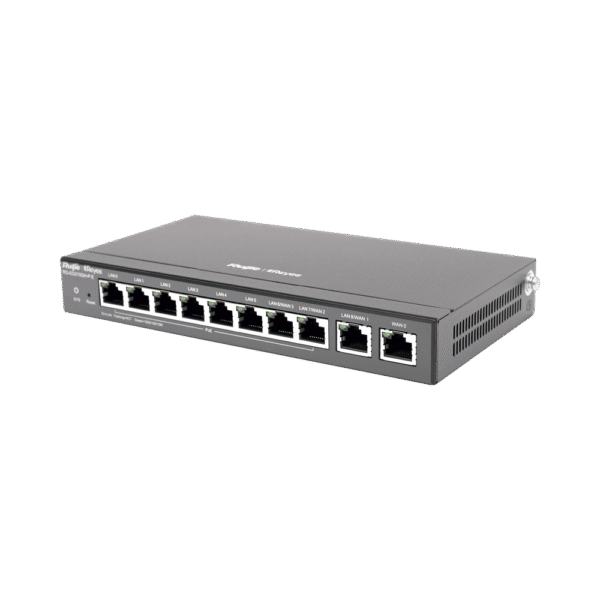 RG-EG310GH-P-E, Router de Oficina PoE, Administrable en la Nube de Alto Rendimiento de 10 Puertos Gigabit