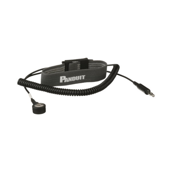 Pulsera Anti Descargas Electroestática (ESD), de Tela Ajustable, con Cable en Espiral de 1.82m (6ft)