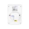 Punto de acceso Wi-Fi 5 de pared para interior 360°, doble banda 802.11ac wave2, 1267Mbps, 5 puertos GE, hasta 110 usuarios, soporta PoE passthrough