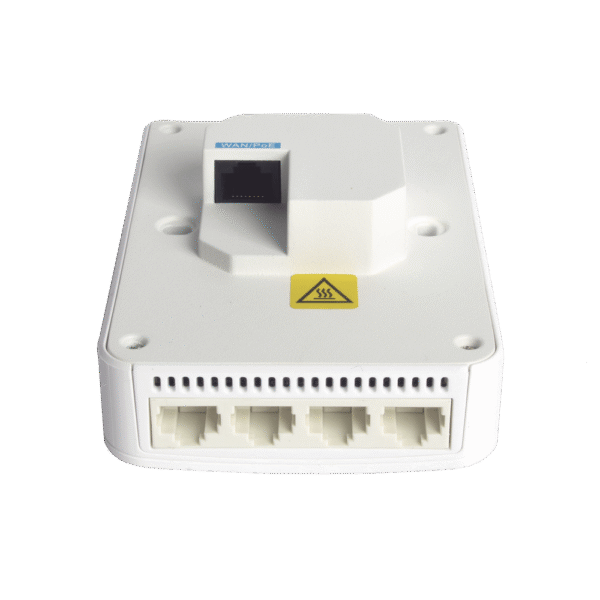 Punto de acceso Wi-Fi 5 de pared para interior 360°, doble banda 802.11ac wave2, 1267Mbps, 5 puertos GE, hasta 110 usuarios, soporta PoE passthrough