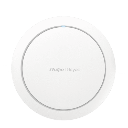 RGRAP2266-l Punto de acceso Wi-Fi 6 de techo para interior 360°, doble banda, 2976 Mbps, hasta 512 usuarios, 1 puerto GE, diseño redondo, portal cautivo standalone, soporta Mesh